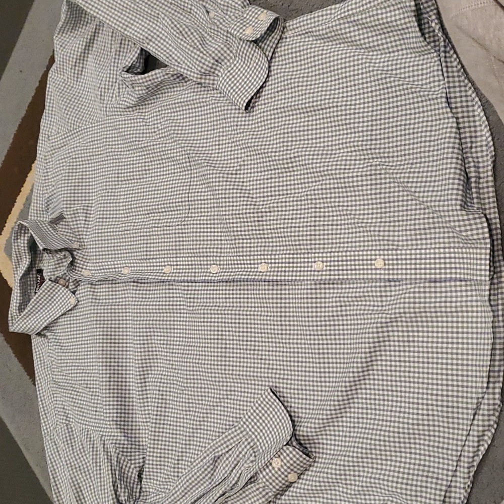 Kirkland signature traditional L button up shirt